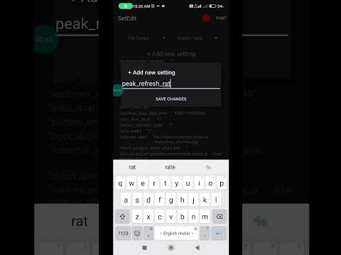 Refresh rate 120Hz Enable || Smooth Display Boost Gaming Performance || No Root #shorts