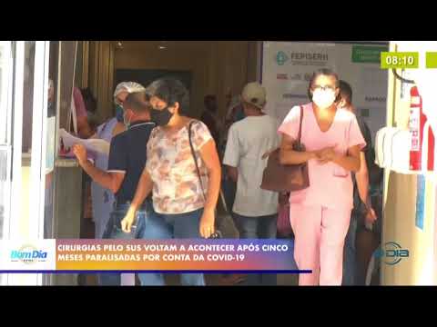SUS volta a realizar cirurgias apoÌs 5 meses de paralisacão 14 09 2020