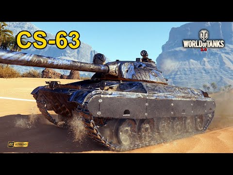 CS-63 10.2K DMG in Sand River - World of Tanks