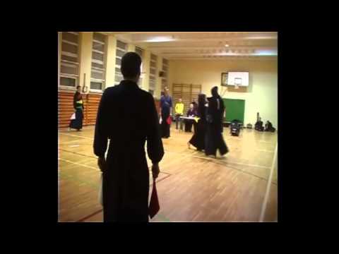 Warsaw Kendo League - March 2013 - Lipiński (aka) vs. Wierzbowski (shiro)