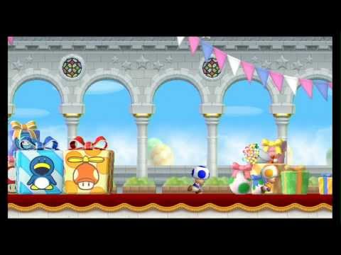 New Super Mario Bros. Wii 100% Walkthrough Part 1 - World 1 (1-1, 1-2, 1-3, 1-T) All Star Coins