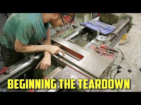 Beginning The Teardown | Lion Lathe Restoration