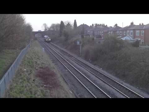 66604 Northenden - Guide Bridge Sidings passes GB 872 on 28.2.13