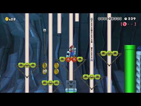 NewerSMBU 4-6 Arachnid Charnel by SMMB219 - Super Mario Maker - No Commentary 1bq