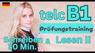 📘 TELC B1 •Lesen II & •Schreiben 🖊️📖