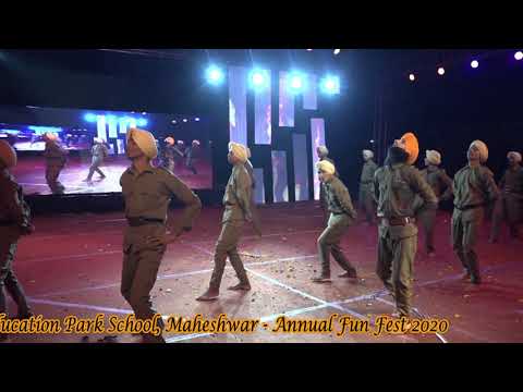 Aaj singh Garjega  kesari song performance by education park School Maheshwar