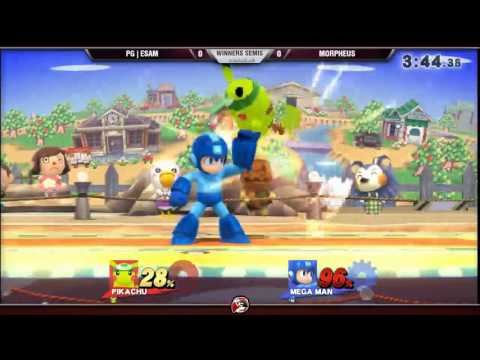 VS Weekly 12/8/16 - Winners Semis - Esam (Pikachu) vs. Morpheus (Megaman) - Smash 4