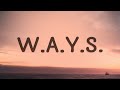 Jhené Aiko W A Y S Lyrics WAYS