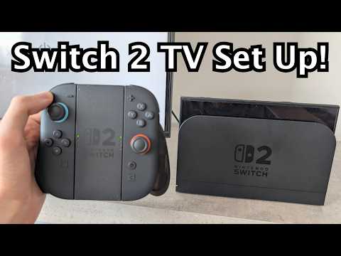 Nintendo Switch 2: How to Connect to TV Dock & Set Up!
