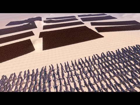 750 T-rex Vs 55.000 Spartans - Ultimate Epic Battle Simulator