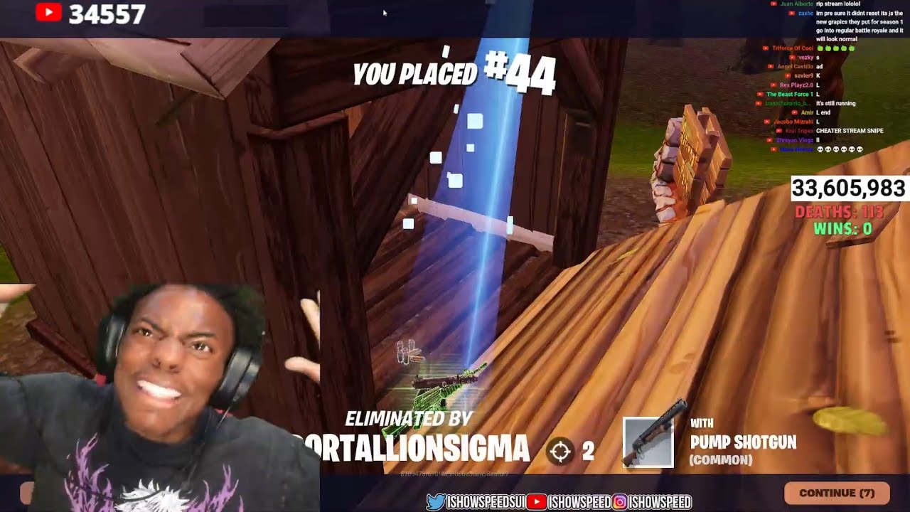 OG FORTNITE WITH SPEED ⛏️ (not ending until i get a win)