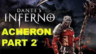 Let's Play Dante's Inferno Ep 4 (Acheron Part 2)