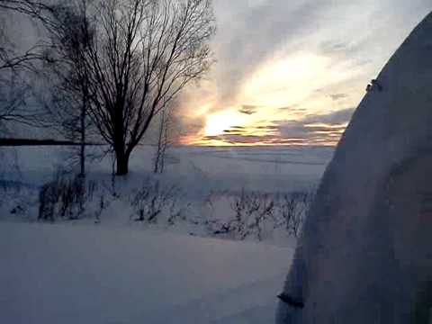 Самодельный снегоход