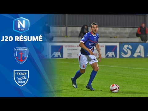 J20 I US Concarneau - FC Villefranche (2-0), le résumé I National FFF 2021-2022