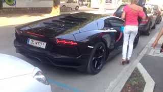 preview picture of video 'Lamborghini Aventador + Ferrari 458 Italia in Umag, Croatia'