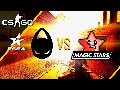 x6tence Black Vs Magic Stars | ESEA Main | CSGO