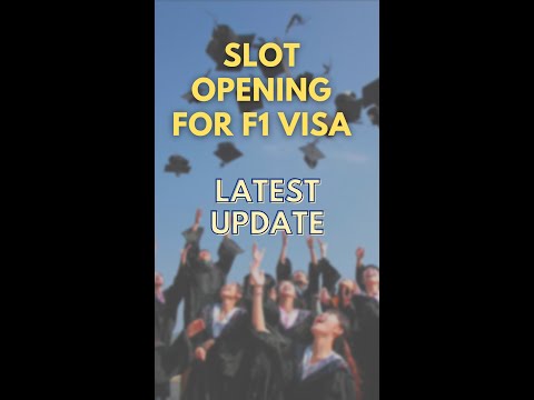 When will F1 visa slots open for spring 2023 intake?
