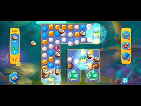 Fishdom Easy Level 11589 (with full seashell) @choraelmin