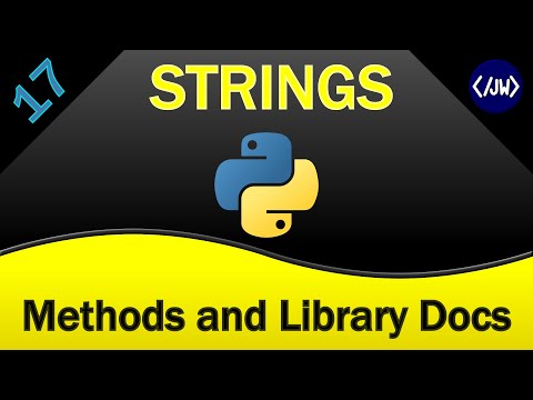 String Methods And The Python Standard Library Documentation Learnpython Pythontutorial