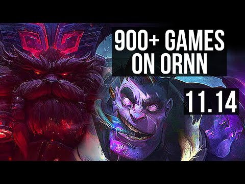 ORNN vs DR. MUNDO (TOP) | 6/2/19, 1.6M mastery, 900+ games | KR Master | v11.14