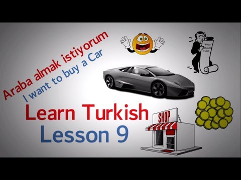 Learn Turkish Lesson 9 - Buying things phrases ( Part 1 )