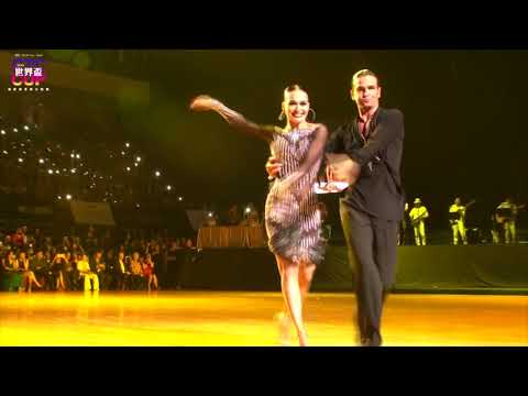 2018 CTC CUP 世界盃國際標準舞公開賽 01 Pro Latin Final Solo Nino Langella   Andra Vaidilaite  CHA CHA