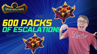 MORE Splinterlands Escalations Packs Including Our Best 200 Pack Batch So Far!?