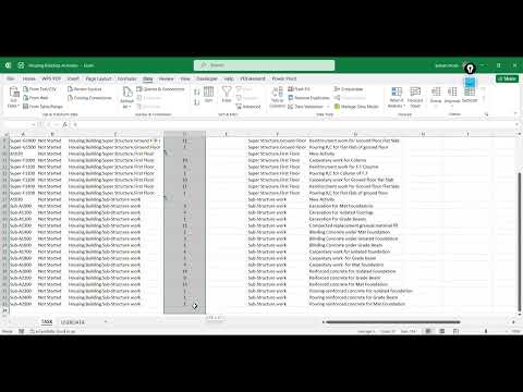 Resource loading with Excel Qyery  كيفيه إستخدام الإكسيل فى تحميل موارد المشروع على البريمافيرا