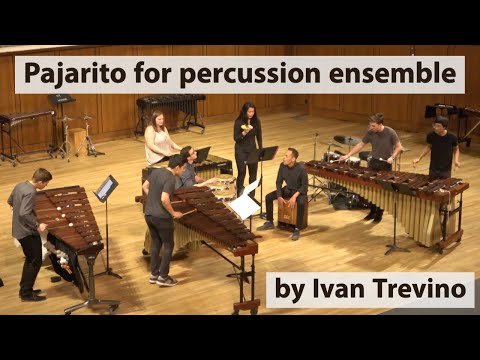 Pajarito - percussion ensemble by Ivan Trevino