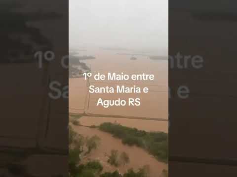 Enchente entre Santa Maria e Agudo RS. #noticias #jornal #enchente #riograndedosul #sos