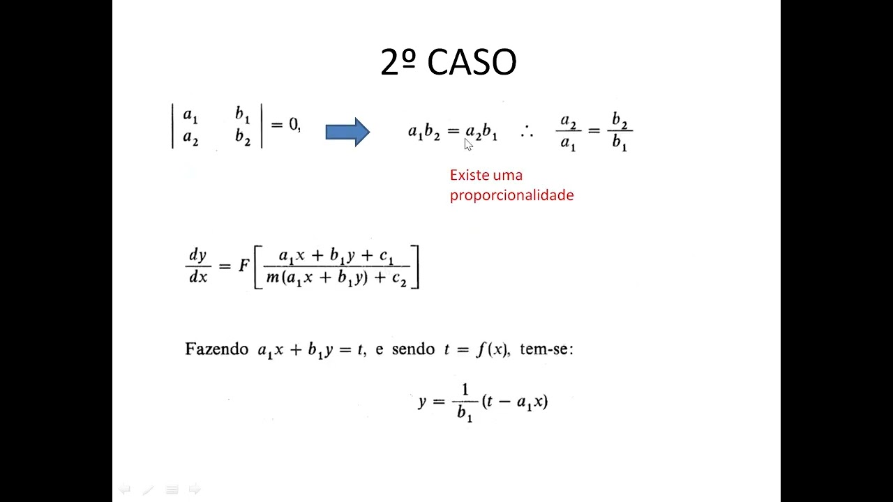 Equações Diferenciais Ordinárias- Redutíveis