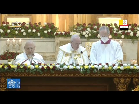 Messe du pape François en la cathédrale chaldéenne St-Joseph de Bagdad