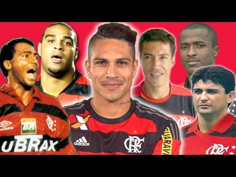 Atacantes , além de Guerrero , que também marcaram de Falta pelo Flamengo * Gols