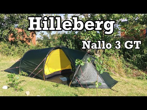 Hilleberg Nallo 3 GT - Besser geht es kaum - Oberklasse Zelt für 3 Personen