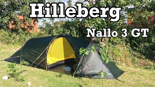 Hilleberg Nallo 3 GT - Besser geht es kaum - Oberklasse Zelt für 3 Personen