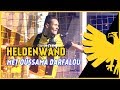 Oussama Darfalou vereeuwigd op de heldenwand