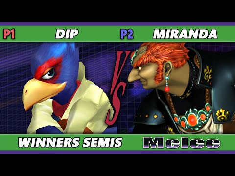 S@X 468 Winners Semis - DIP (Falco) Vs. Miranda (Ganondorf) Smash Melee - SSBM
