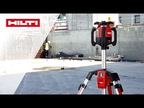 DEMO des Hilti PR 30-HVS A12 Rotationslasers - Höhen übertragen