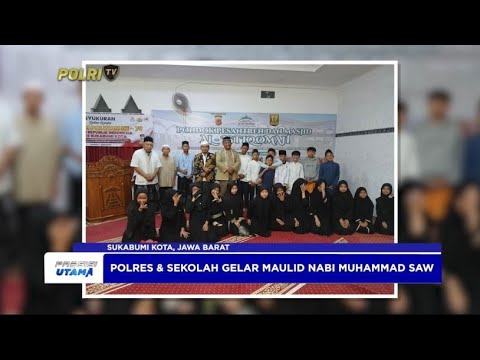 POLRES SUKABUMI KOTA GELAR MAULID NABI MUHAMMAD DI SEKOLAH
