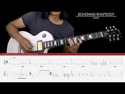 Bohemian Rhapsody Solo Guitar Cover - Queen 🎸 |Tabs|