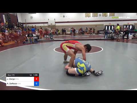 USAWNJ - Freestyle-Greco States/Cadet Men - FS 152 Semi-Finals - Joseph Zargo (Rhin) Vs. Anthony D