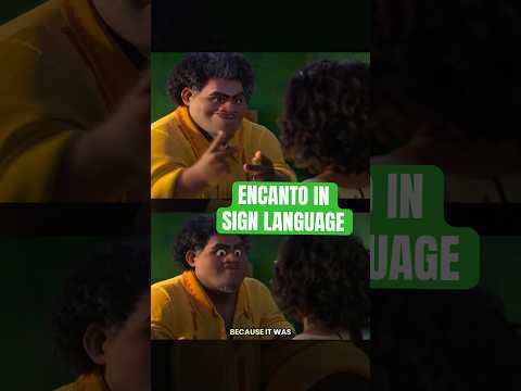 BRUNO’S SIGN NAME! (Looks like hoodie) #SignLanguage #Encanto