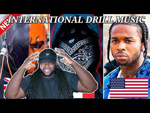 American React To Drill Music From Different Countries 2