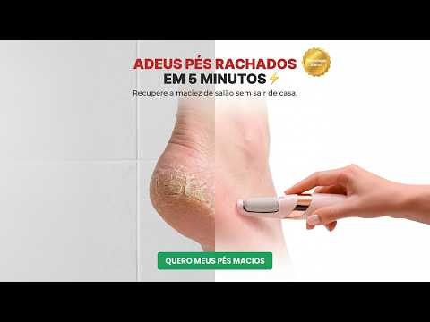 Lixa de Pé Elétrica Recarregável