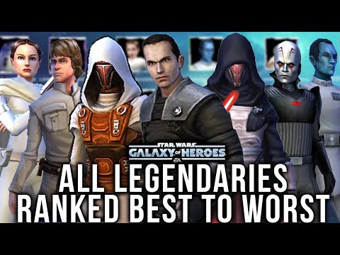 ALL Legendary Characters Ranked Best to Worst in Star Wars: Galaxy of Heroes