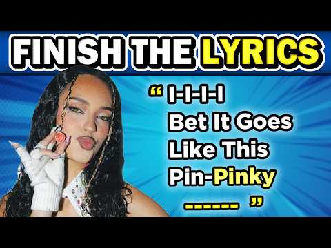 FINISH THE LYRICS 🎵 VIRAL TIKTOK Songs 2026! 🔥 Music Quiz 2026