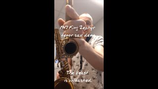 Video thumbnail for 1947 King Zephyr tenor demo   Unleash the beast by Ian Trewhella