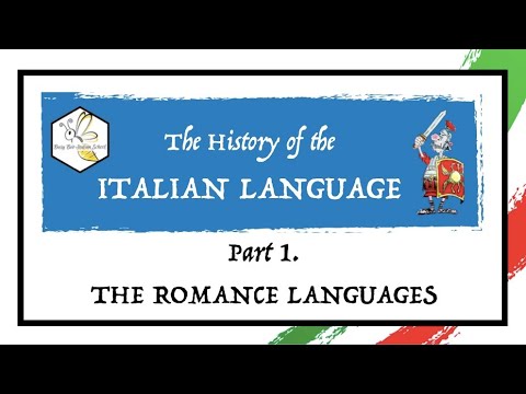 The History of the Italian Language - Part 1