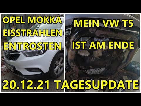 Eisstrahlen Opel Mokka und mein T5