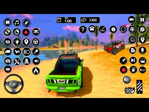 Offroad 6x6 Monster Truck Driving - Luxury Jeep Hummer Mountain Driver - KJBH Simulator GamePlay #2